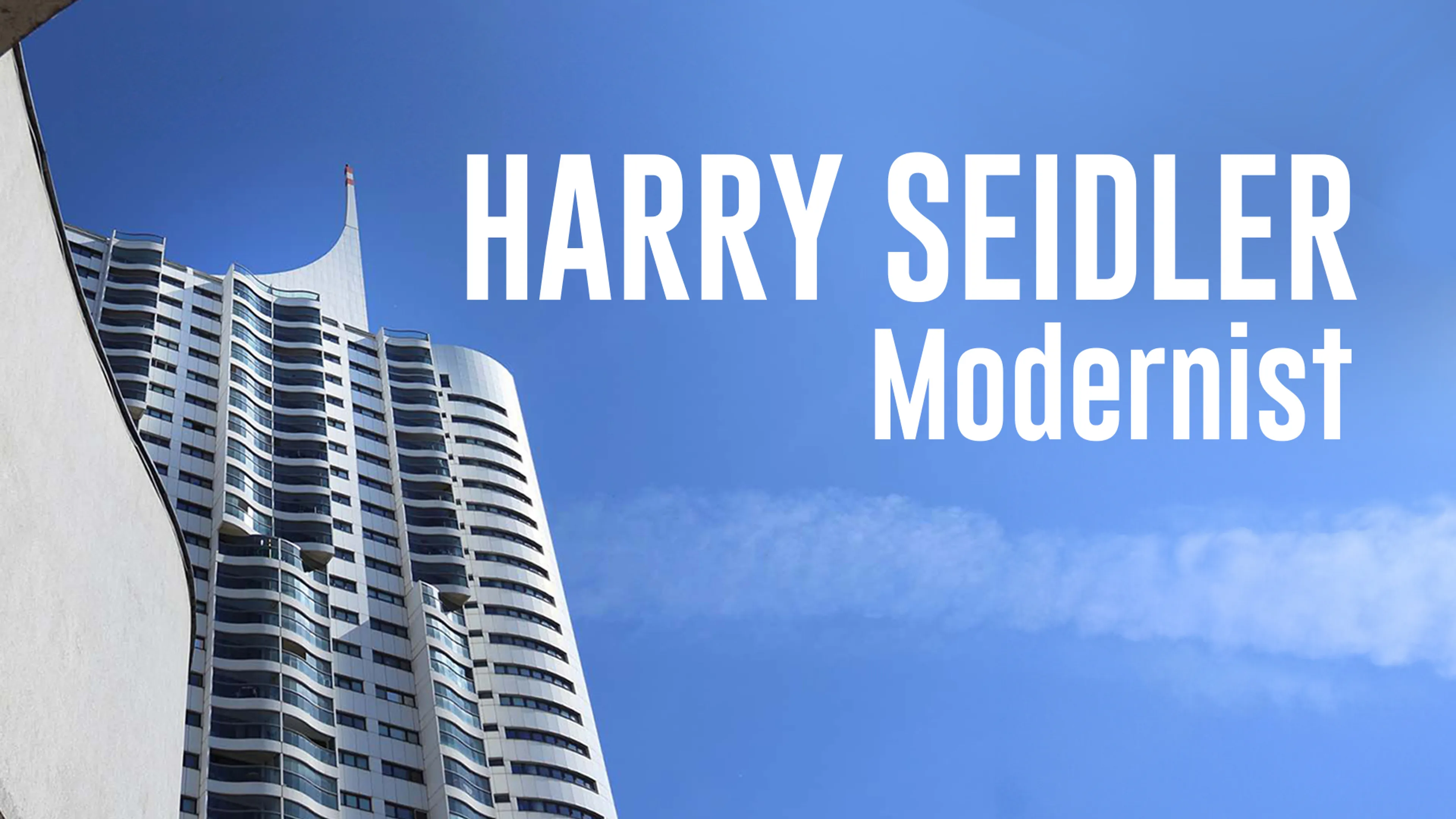 Harry Seidler: Modernist poster
